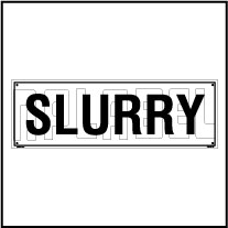 160192 Slurry area Name Plate