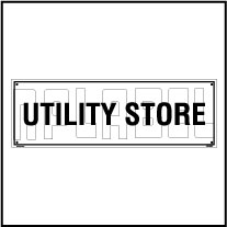 160193 Utility Store Name Plate