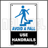 162505 Use handrail symbol safety sign