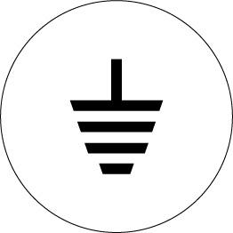 162548ADQ Earthing Metal Labels