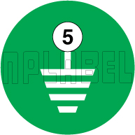 162550GW Earthing Labels 162550GW Earthing Labels