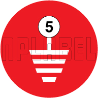162550RW Earthing Labels 162550RW Earthing Labels