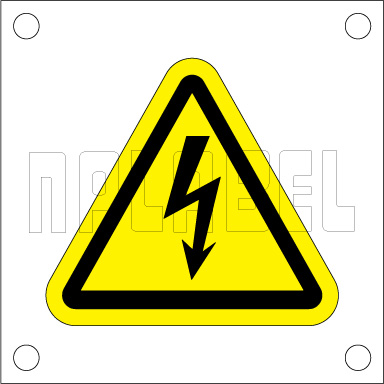 162552 Electrical Mains Sign Label 162552 Electrical Mains Sign Label