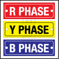 162602 R Y B Phase Labels (SET)