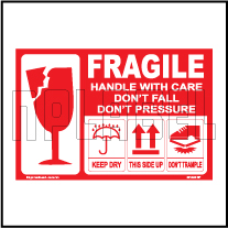 201492 Fragile Shipping Stickers