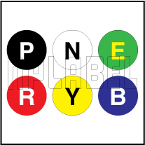231898 PNERYB Round Label SET