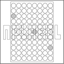 GU23088R Multipurpose Round Labels A4 Sheets