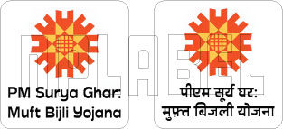 PM Surya Ghar Solar Stickers PM Surya Ghar Solar Stickers