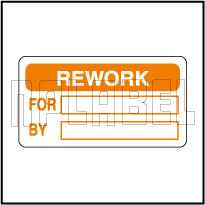 320813 Rework QC Sticker Label