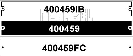 400459 - Control Panel Labels Size 149 x 19mm 400459 - Control Panel Labels Size 149 x 19mm