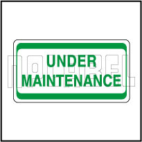 420002 Under Maintenance Stickers