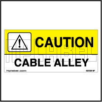 420029 Caution - Cabel Alley Labels & Stickers