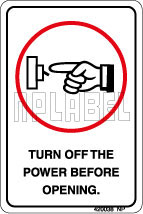 420038 Turn Off The Power - Stickers 420038 Turn Off The Power - Stickers