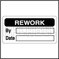 420039 Rework Sticker