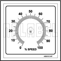 420512 Speed % Pot Labels