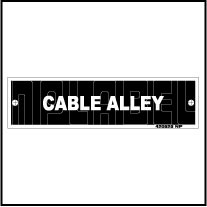 420525ML Cable Alley Panel Metal Labels