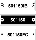 Control Panel Labels Size 185 x 40mm Control Panel Labels Size 185 x 40mm