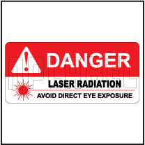 570573 Sticker Label - Avoid Laser Radiation