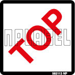 582113 Shipping Label - Top Side Sticker 582113 Shipping Label - Top Side Sticker