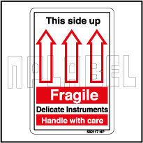 582117 Fragile Shipping Stickers & Labels