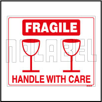 582536 Fragile - Handle With Care Sticker