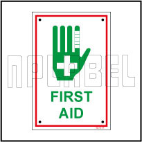 582725 First Aid Sign Label