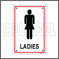 582734 Ladies Toilets Sign Name Plate & Signs