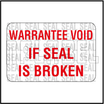 590660 Warantee Void Seal Sticker