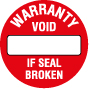 590659 Warantee Void Seal 590659 Warantee Void Seal