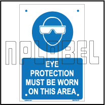 590739 Eye Protection Name Plates