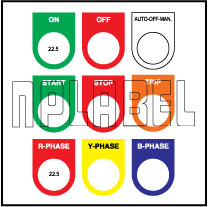 590813 Push Button Labels