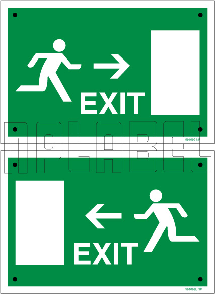 591692 Exit Sign Door Name Plates & Signs 591692 Exit Sign Door Name Plates & Signs