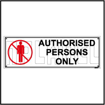 592507ML Authorised Persons Only