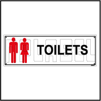 592508ML Toilets Name Plates