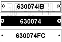630074 - Control Panel Labels Size 75 x 15mm 630074 - Control Panel Labels Size 75 x 15mm