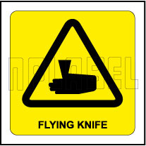 770613 Flying Knife Labels & Stickers