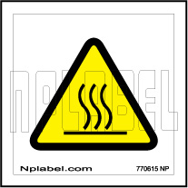770615 Hot Surface Caution Signs Stickers & Labels