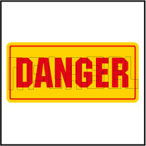 830315 Danger Labels & Stickers