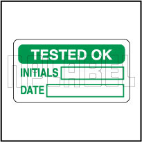 830354 Tested Ok Stickers & Labels