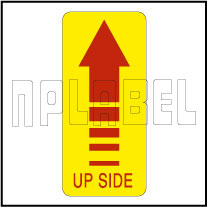 910133 Up Side Shipping Sticker