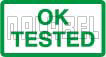 Tested OK Round Labels Tested OK Round Labels