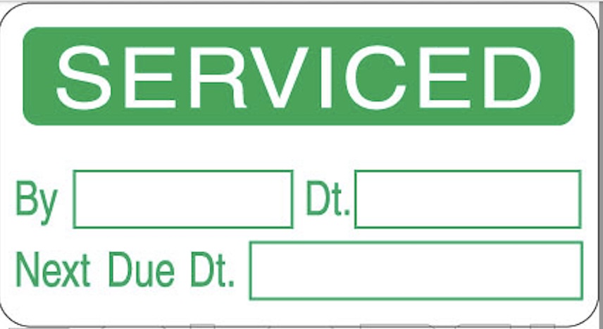 920442 QC Stickers - Serviced