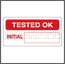 940008 Tested Ok QC Sticker
