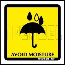 940138 Avoid Moisture Signs Stickers & Labels