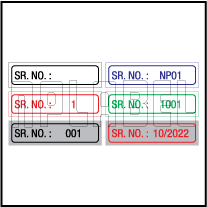 940564 Sr. No. Sticker Labels