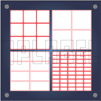 Blank Stickers With Printed Border with Straight Corner Blank Stickers With Printed Border with Straight Corner