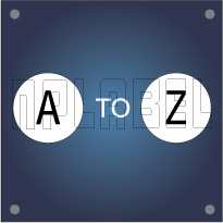 A to Z Alphabets Tags & Labels