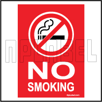 CD1945 No Smoking Signages