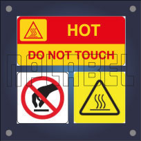 Caution Labels - Warning Stickers  for High Temperature & Hot Surface Caution Labels - Warning Stickers  for High Temperature & Hot Surface