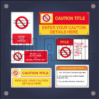 Create Your OWN Caution & Warning Labels Create Your OWN Caution & Warning Labels